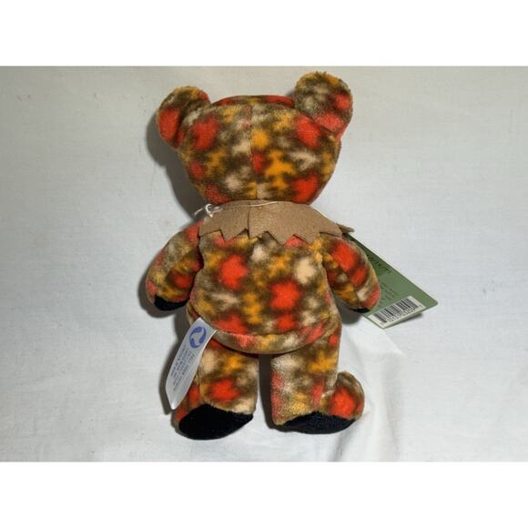 Fall Tour Bear Grateful Dead Beanie Limited Edition Plush Doll Leaves Autumn NWT - Picture 4 of 5